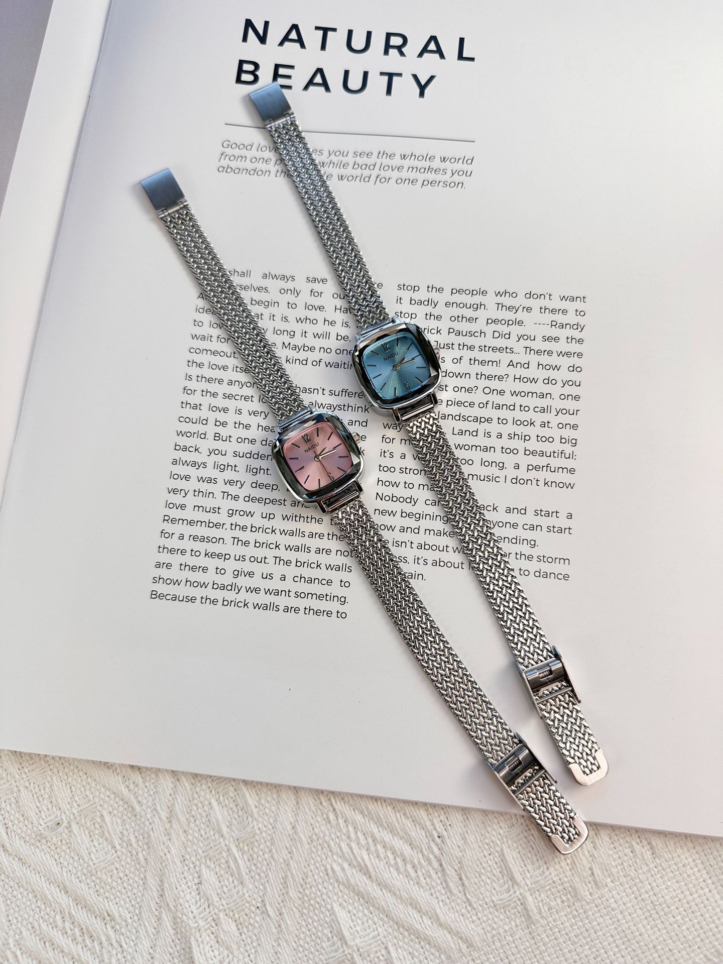 35g Weight Ordinary Glass Mirror Material Imitation Leather Strap Material Watch Classification Pointer Display Type Folding Buckle Buckle Style Square Dial Shape Casual, Daily Occasion Quartz Movement Solid Color Pattern Women's Gender Classic Style Style Classic Style Solid Color Folding Buckle Quartz Watch Women's Watches 13