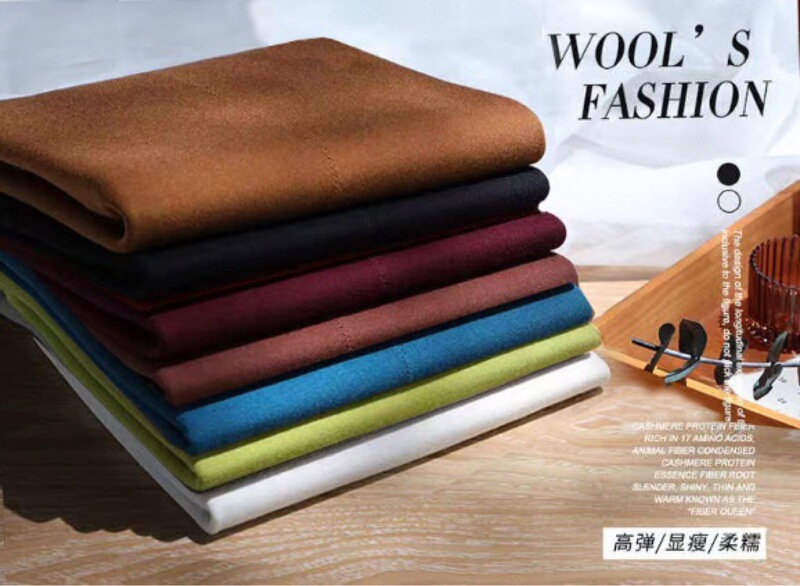 7-Color Meiyabi Protein Essence Wool Thermal Long-Sleeve T-Shirt, Slim Fit, Slimming Base Shirt for Women, Autumn Versatile European and American Style