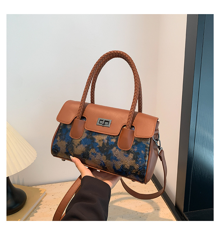 Women's Retro Handbag Chinese Style Shoulder Bag For Mature Women_voghion.com
