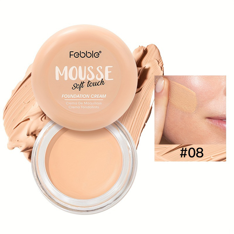 USHAS European and American Cross-border spot mousse base crema delicada impermeable corrector hidratante de larga duración FS446A B