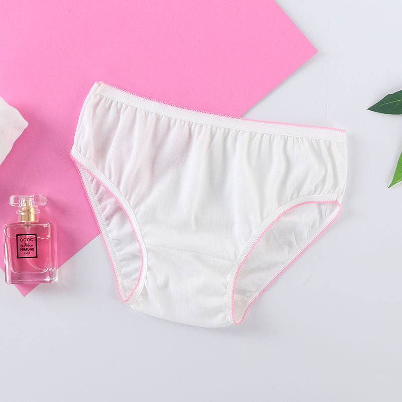 一次性棉内裤女孕产妇产后月子用品旅行免洗纯涤棉女短裤美容院