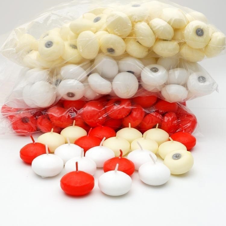 Accesorios de velas Agua flotante Boda Parafina Boda pura Boda romántica Bola flotante de cera Restaurante Película Sin humo