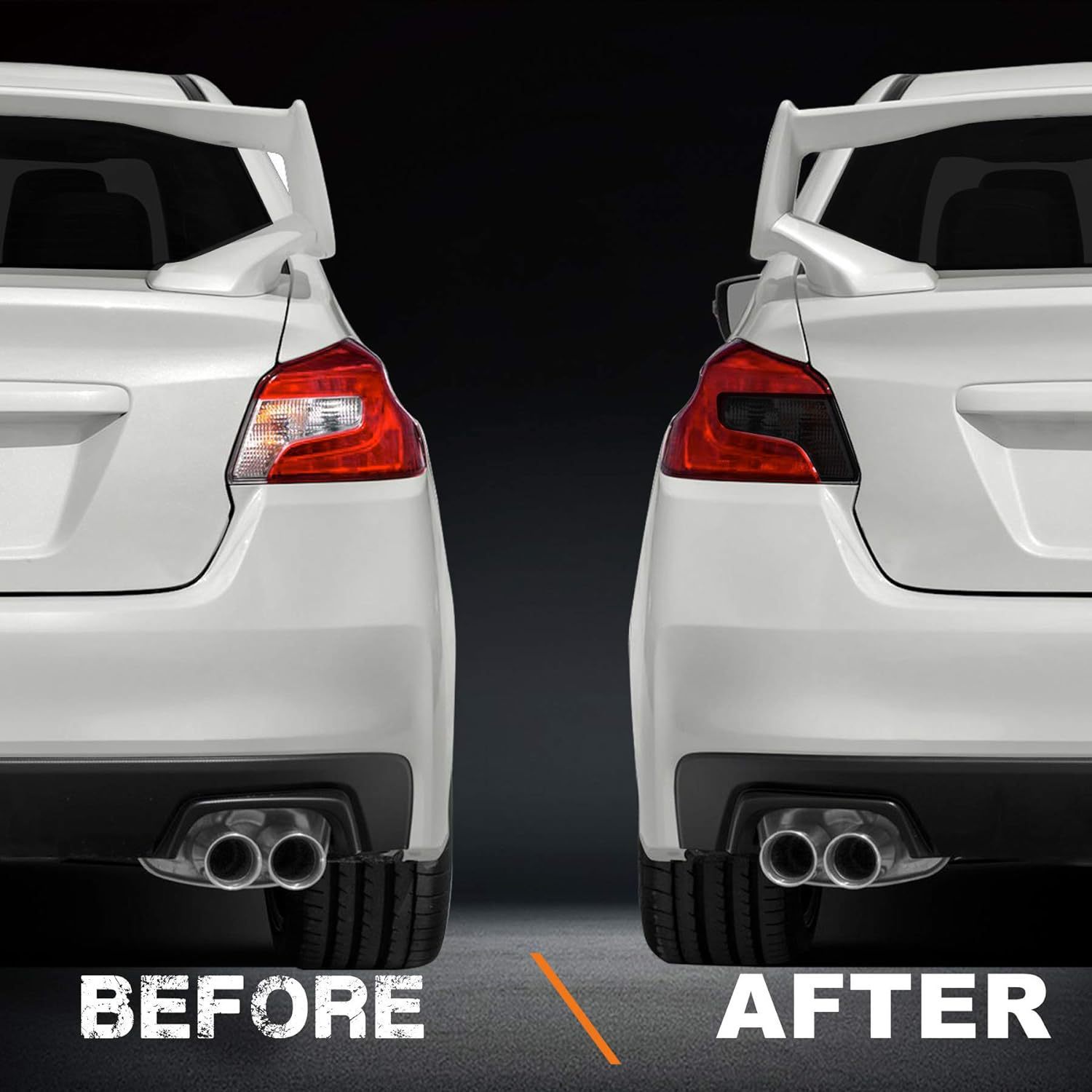 Adecuado para Subaru 2015-2020 coche luz película sombreado Faro y luz trasera película de vinilo pre-corte cubierta