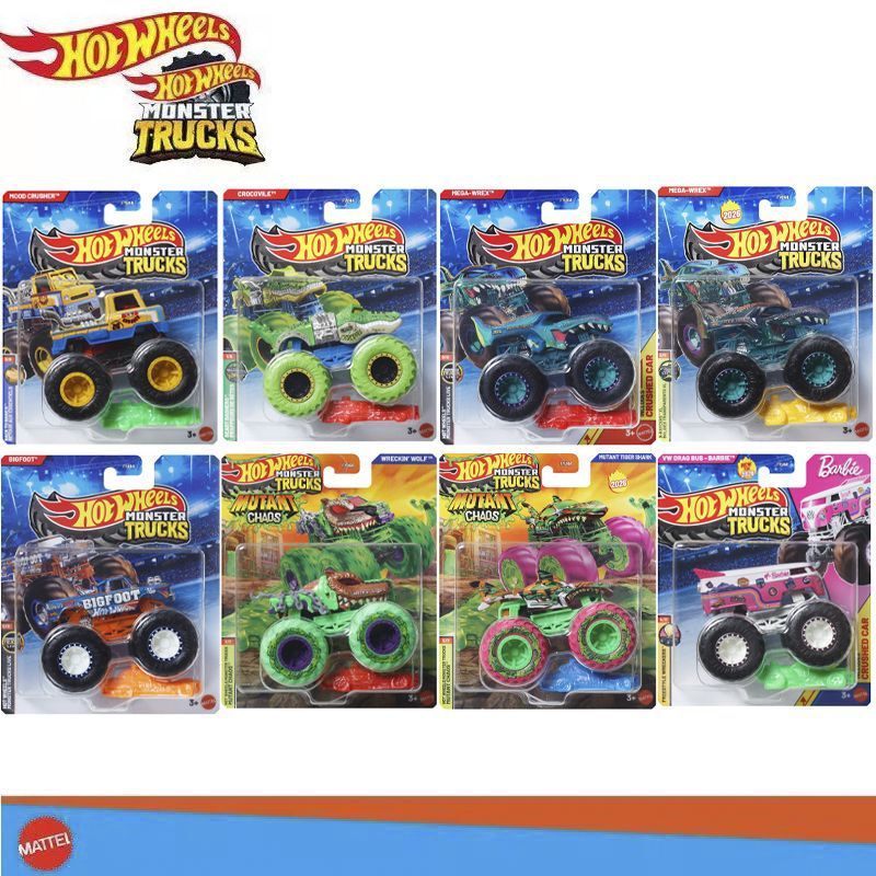Hot Wheels 26 New Model Mutant Monster Bus Bigfoot Series Boys Model Toy Bigfoot FYJ44