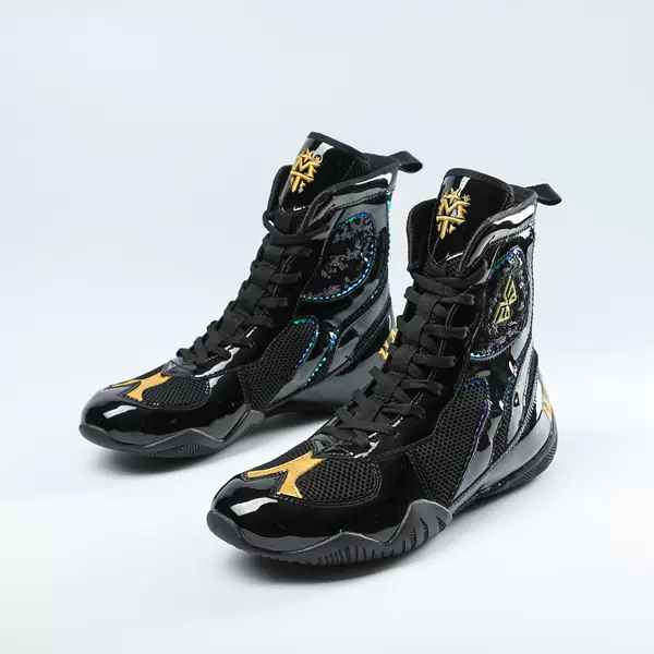2026 New High-Top Boxing Shoes, Comfortable Fighting and Wrestling Boots for Men and Women, Martial Arts Training, Anti-Slip, Model 918