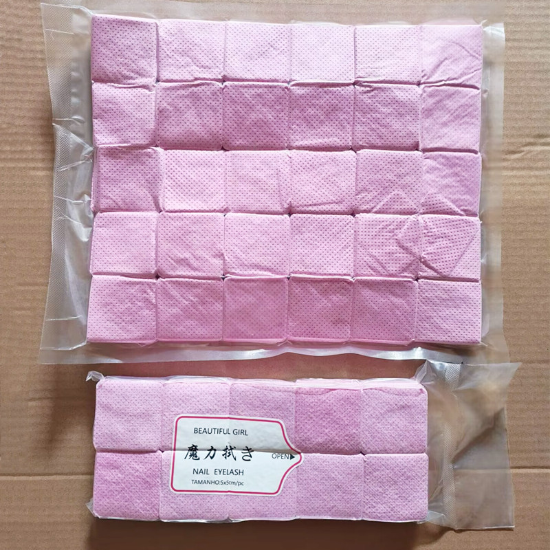 Almohadillas de limpieza mágicas para uñas y pestañas, desmaquillantes, suministro al por mayor