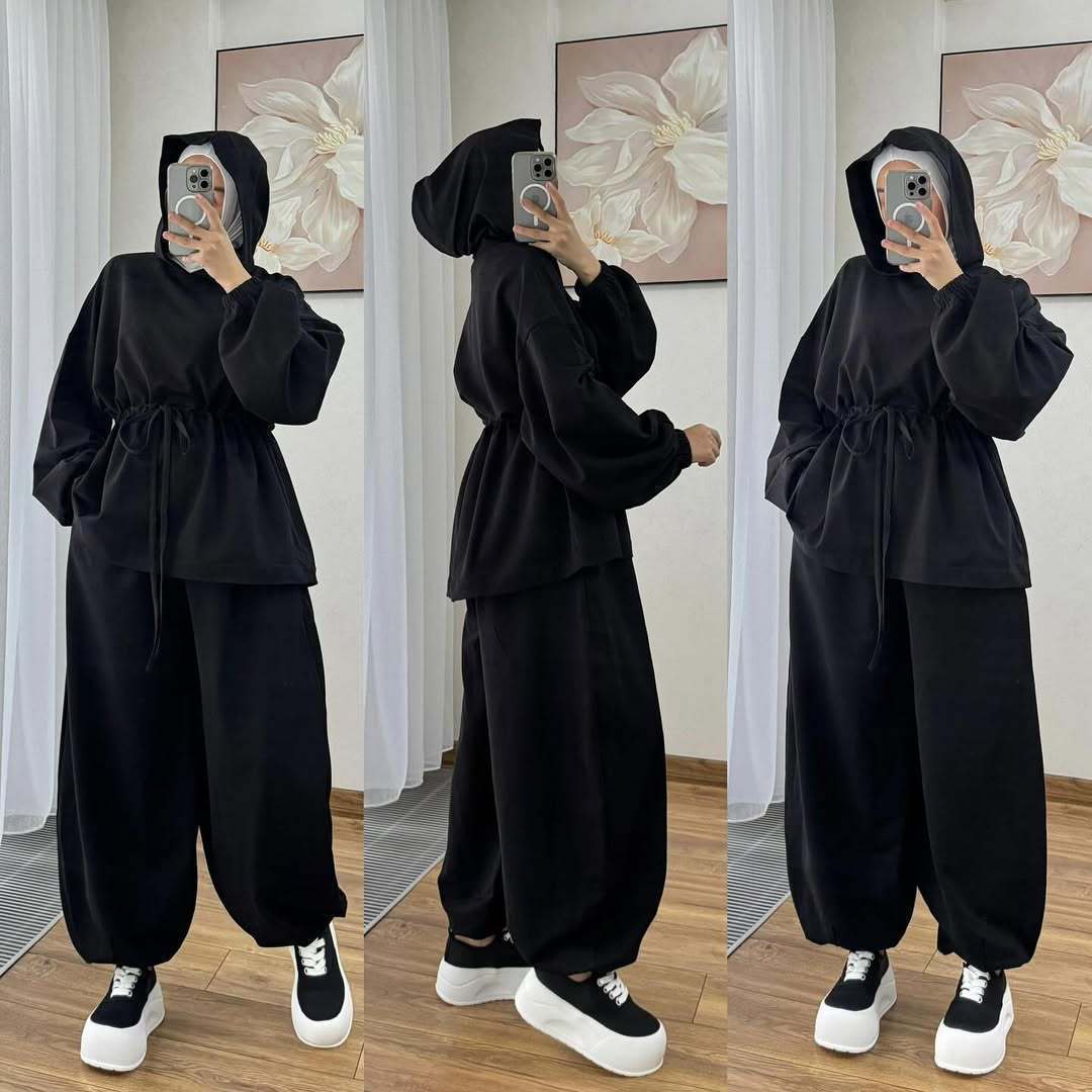 Cross-border 2025 Fall/Winter New European American Foreign Trade Women's Clothing Commuting Sports Casual Hooded_ecoleips.com