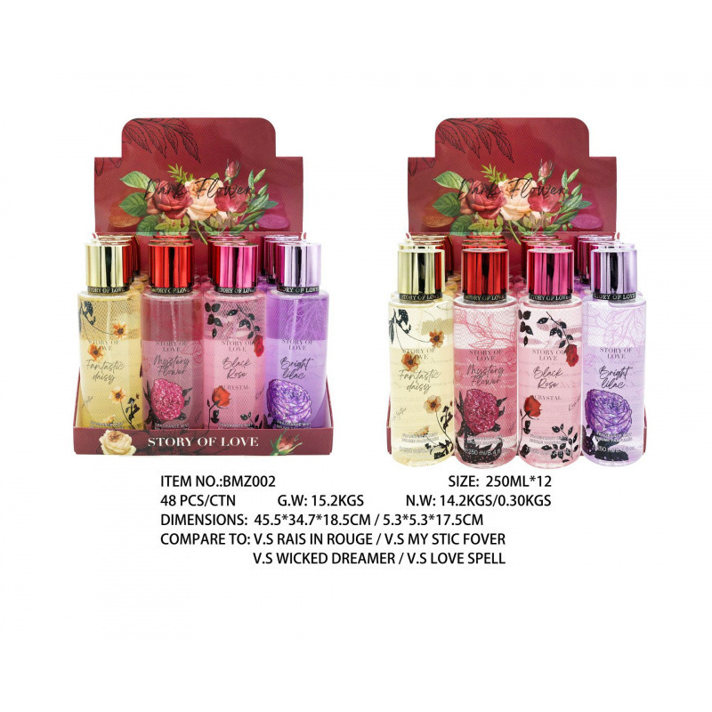 香水持久留香250ml 女士香水身体喷雾香氛持久perfumes东南亚外贸|undefined