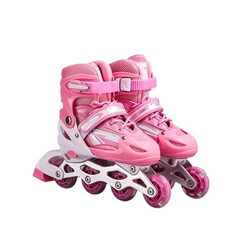Cross-border children's professional full set inline roller skates beginner unisex ice skates adult single-flash ice skates wholesale
