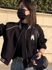 棒球服外套女短款2025年春秋新款小个子百搭休闲洋气夹克上衣