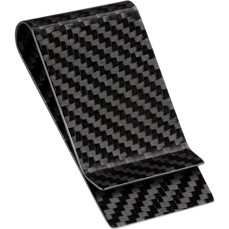 New Portable Moisture-Proof Carbon Fiber Cross-Border Amazon Popular Ebay Striped Wallet Card Holder Copper Wallet