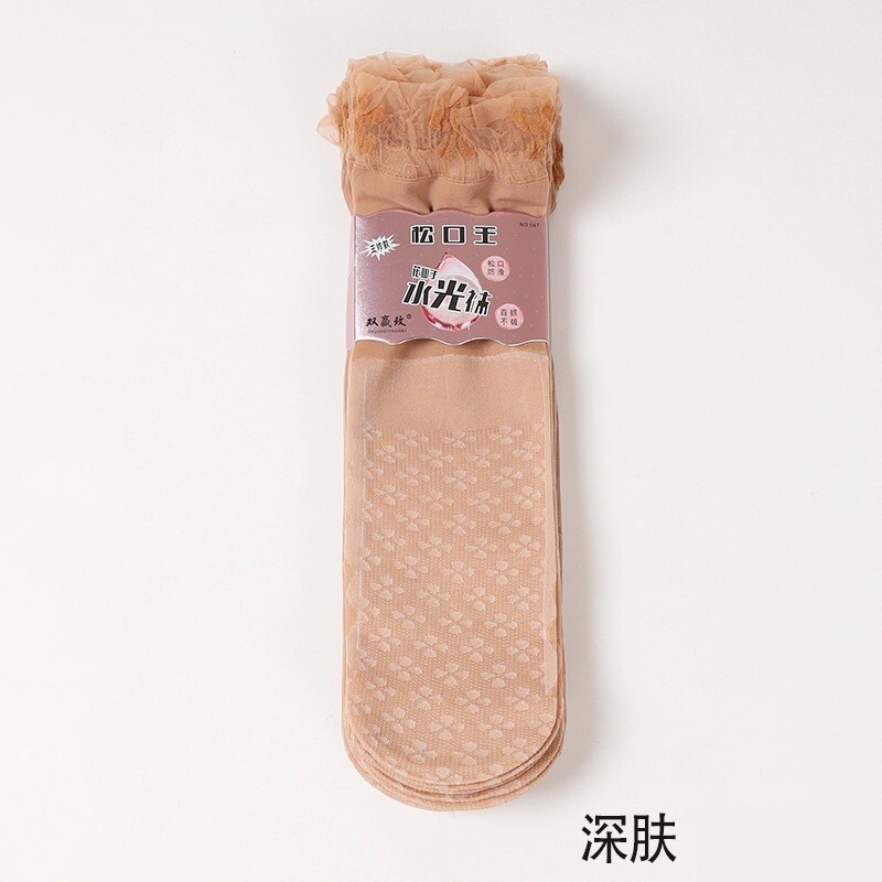 短丝袜女薄款黑色春夏季女士超薄透明肉色防勾丝水晶短丝袜子批发|undefined