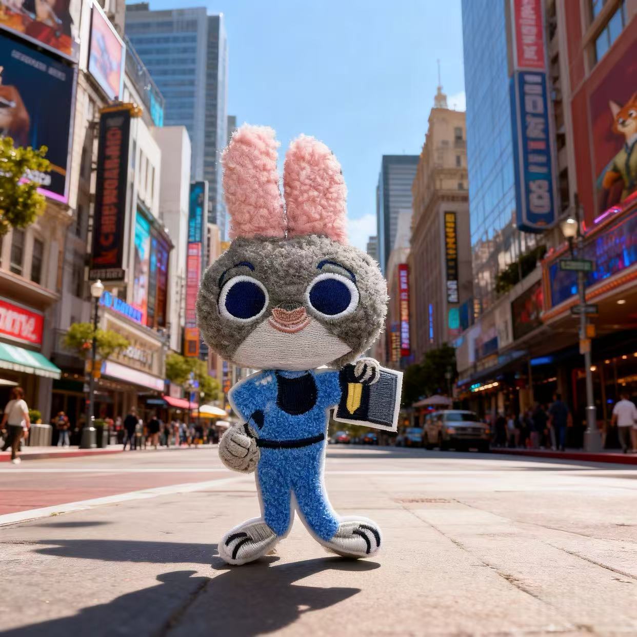 Jodie Conejo Cúpula sombrero para niños Crazy Zoo City Conejo sombrero de policía para adultos joyas de cabello sombrero sombr image 20