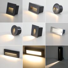 人体感应地脚灯户外明装台阶灯墙角灯踏步灯地角灯楼梯灯走廊壁灯