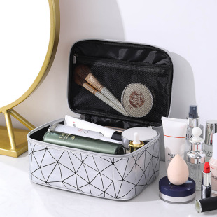 Cosmetic Bag Satchel Women's Simple Large Capacity Ins Style Super Popular Waterproof Travel Toiletry Bag Storage Bag Quilted