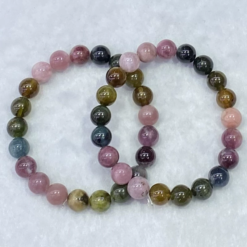 Свежий органический турмалин маленький кристал bracelet, подвеска украшение, универсальный аксессуар, женский стиль, подарок на день рождения