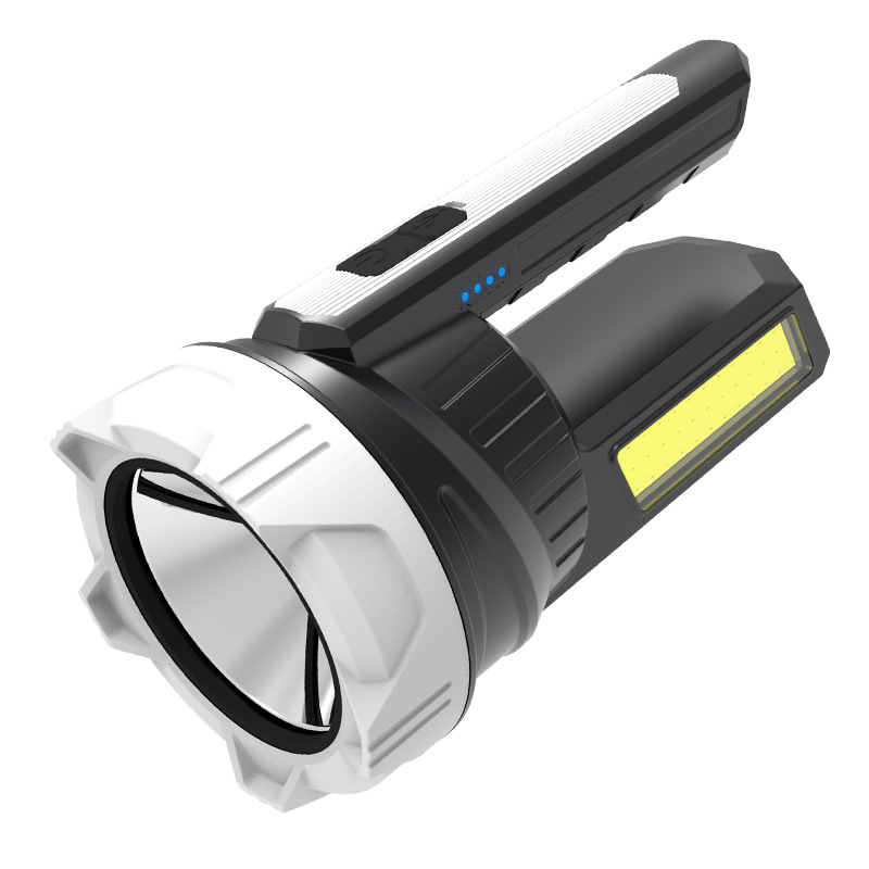 Linterna fuerte luz recargable súper brillante al aire libre de largo alcance patrulla portátil reflector solar iluminación de emergencia lámpara de minero image 7