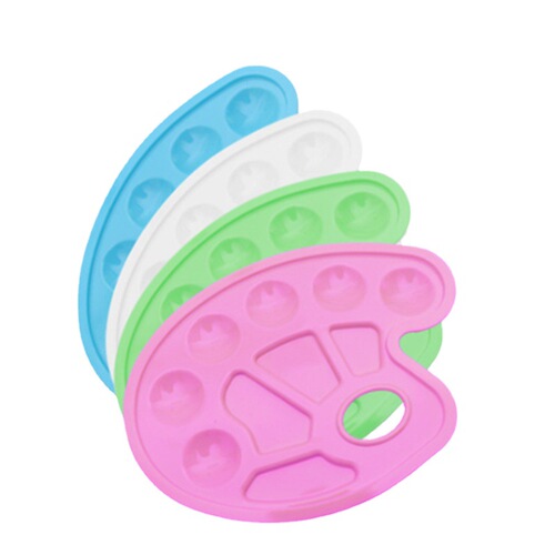 Direct Supply Finger Painting Plastic Palette Children's Creative Drawing and Painting Palette DIY Children's Art Supplies