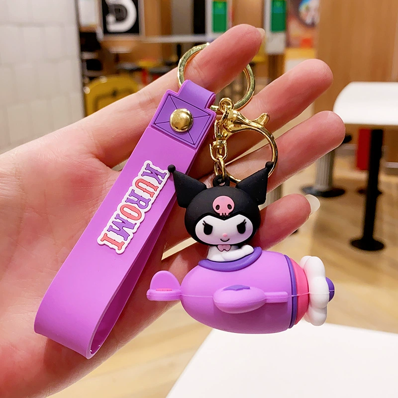 Кулон на брелке (Sanrio) Набор милых силиконовых подвесок — мягкие резиновые талисманчики, подарок на день рождения, различные персонажи
