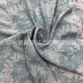 际安纺织 TR提花植物提花布 柔软舒适 衬衫汉服旗袍面料 多色供应