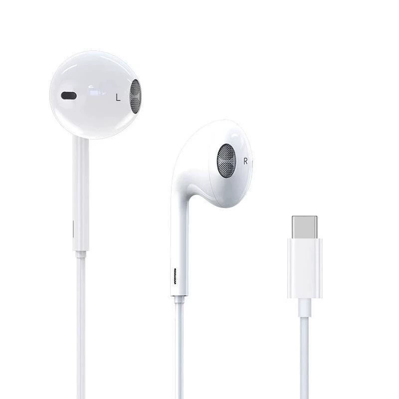 Наушники совместимые с Apple и Huawei, для iPhone 15, цифровые наушники-вкладыши с чипом, серии 16/15, с проводным управлением