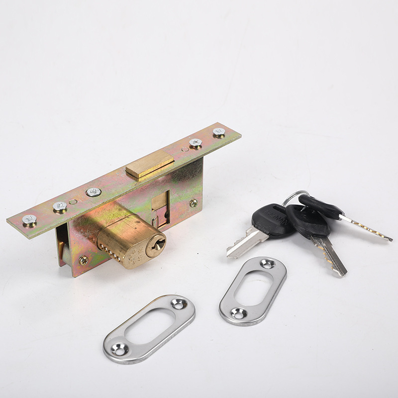 Capitán Marca C-84 Tipo de aleación de aluminio cerradura de la puerta mecánica kendeji cerradura de la puerta de cristal enmarcado cerradura de la puerta cerradura del piso
