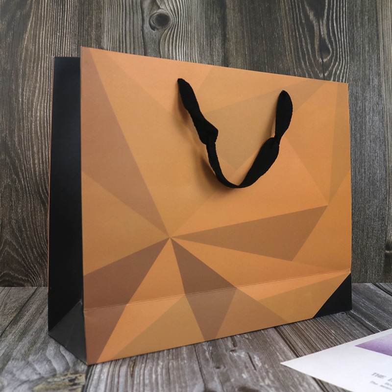 衣服店袋子男装大牌白卡纸袋时尚服装店购物袋超大号衣服礼品袋