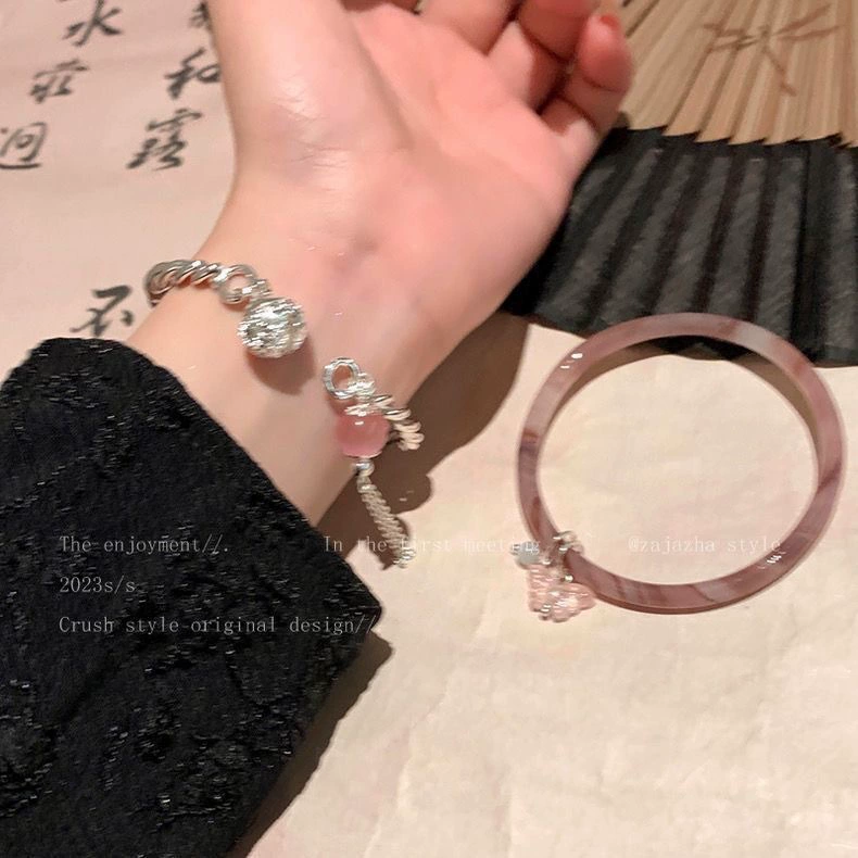 Маленький колокольчик, браслет, набор, аксессуар с кисточками, китайский стиль, стиль легкой роскоши