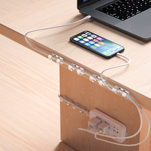 理线器自粘电源固定夹 数据线桌面理线免钉无痕电线收纳整理神器