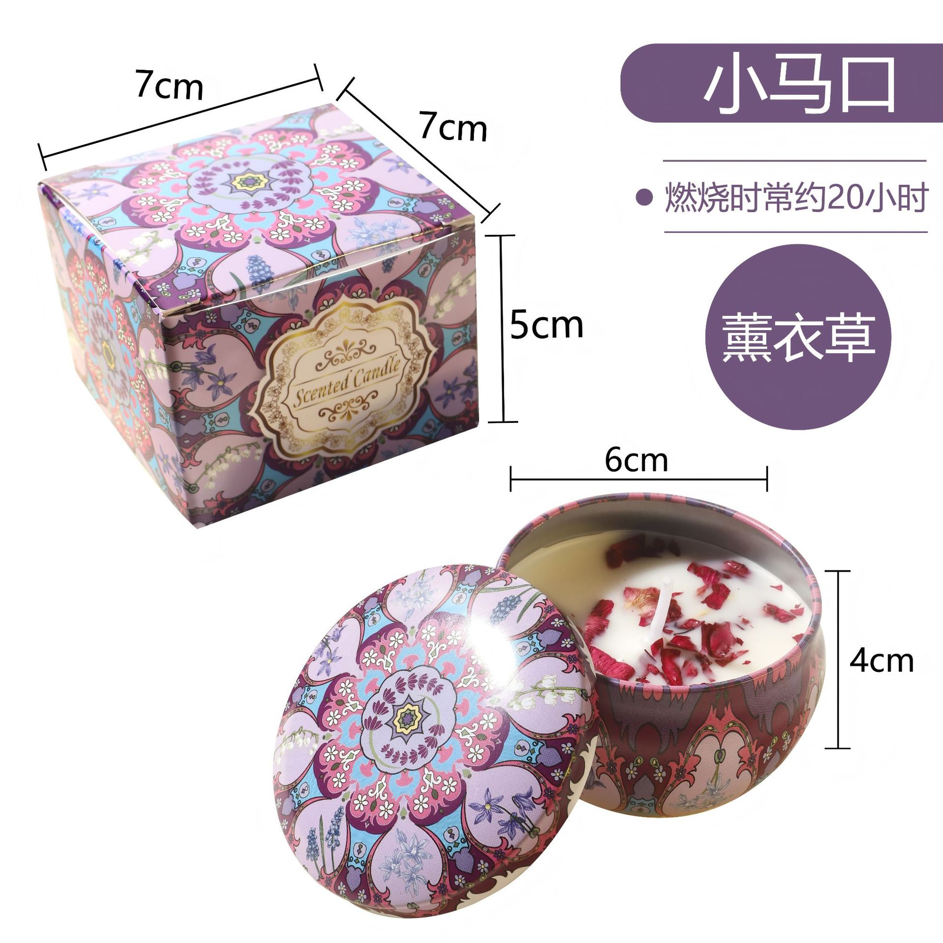 Vegetación transfronteriza cera de soja flores secas cera de cera de flores de boda regalos de cumpleaños flores aromáticas velas de aroma