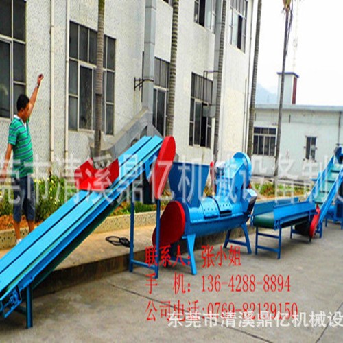 云南贵州四川整套PET清洗设备广东广西脱标机破碎机脱水甩干机