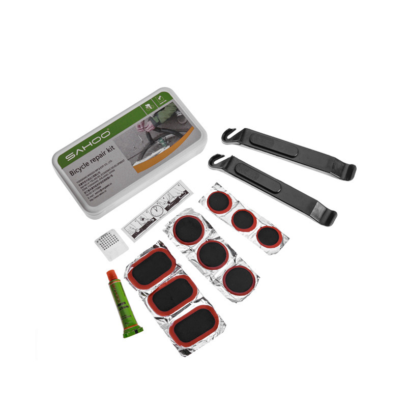 Shark Tiger SHAOO Tire Tool Set Kit di riparazione per bicicletta con sfiatatoio portatile_voghion.com