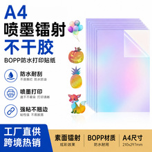 A4��ī�����D�䲻���z BOPP��ˮ��ӡ�N�� ��ճ�ٸɿɴ�ӡ�˺���
