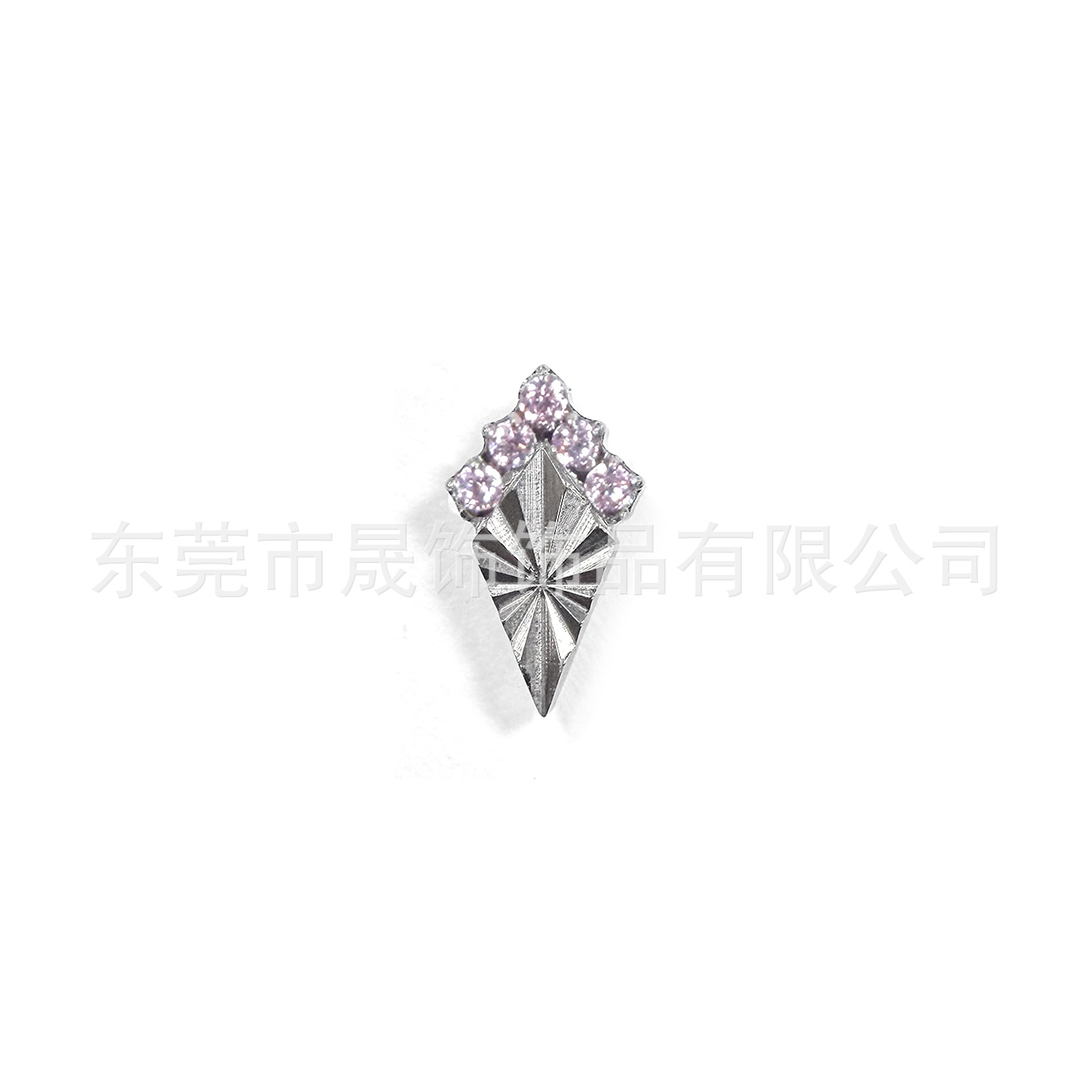 F136 Titanium Alloy 压 Flower 菱 Ear Stud Studded 5A Cubic Zirconia Helix Cartilage Stud G23 Titanium Internal Thread Piercing Jewelry