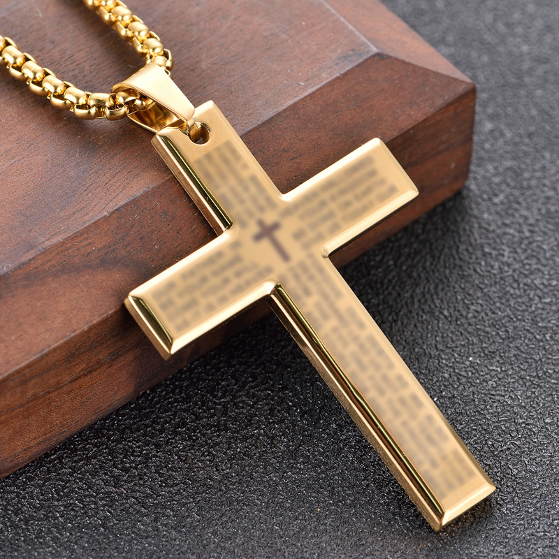 Stainless Steel Cross Pendant 2