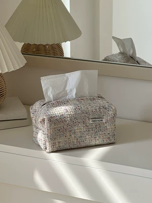 Car tissue box/set | desktop tissue box - rainbow-moon-shadow