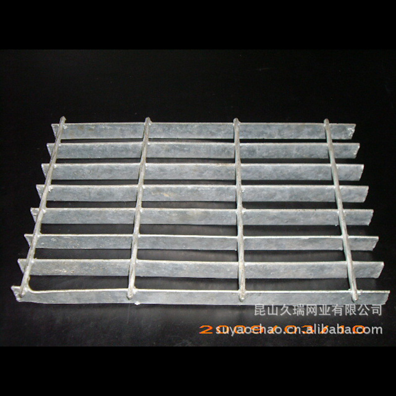 异形平台踏步镀锌钢格板 加厚平台排水沟电缆钢格板 镀锌钢格板