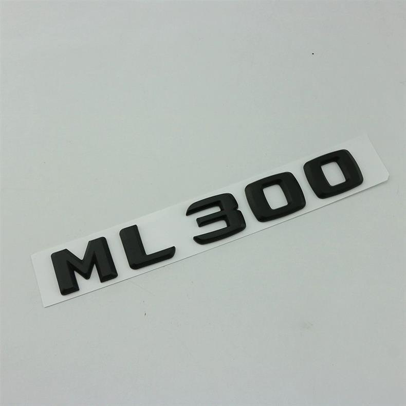 Mercedes-Benz ML-Class ML400 modified lettering, ML350 lettering, ML450 rear lettering, ML500 4MATIC car stickers, black