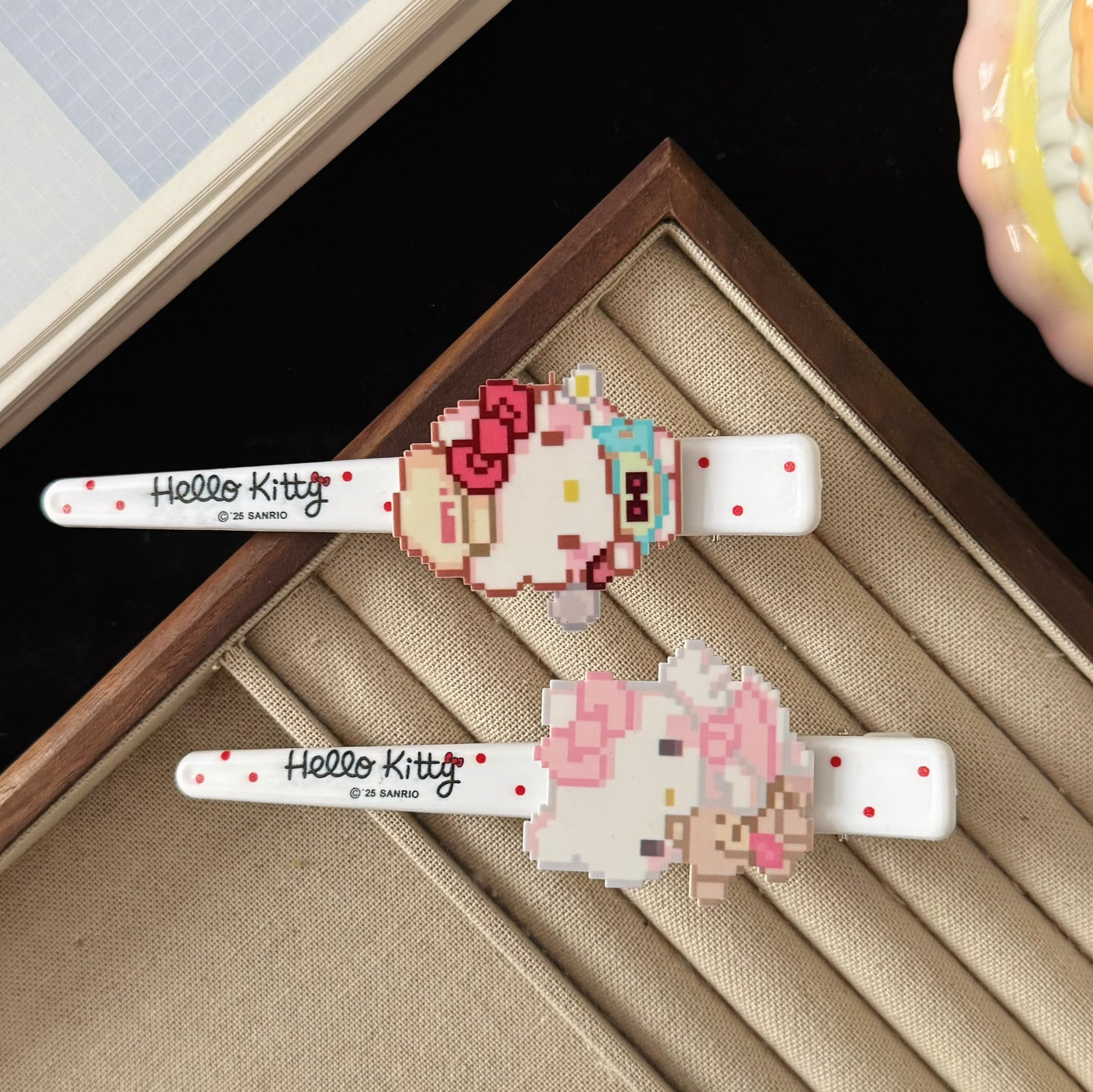 Sweet and Cool Style Red Chef Cat Large Duckbill Hair Clip Cute Sweet Girly Style Bangs Clip Hair Accessory Clip