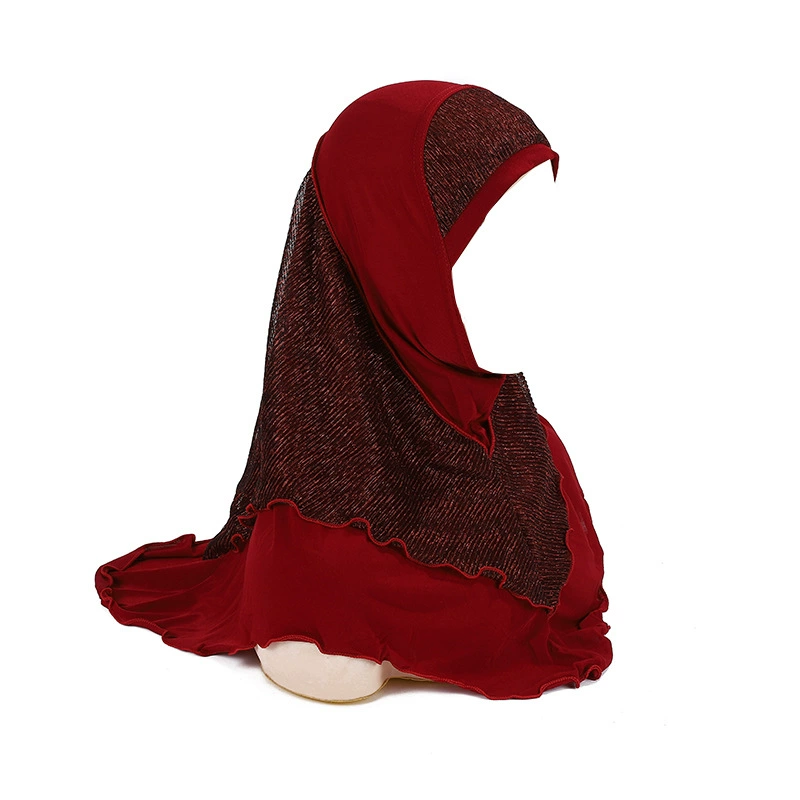 Хиджаб Мс. Малайи Crystal Margly Silk Switching Poor Hat Head Scarf H076
