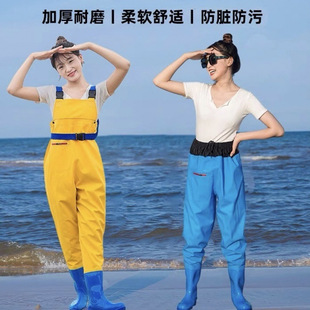3D Women's Half-Body Waders Waterproof Clothing Women's Fishing Jumpsuit Full-Body Fishing Waders