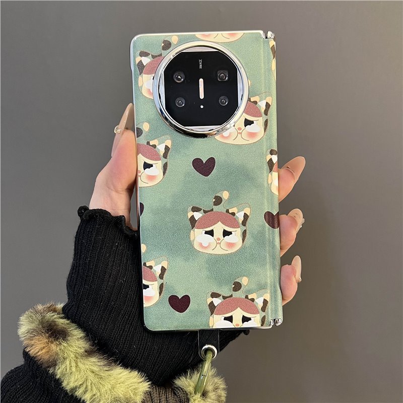 Suitable for Huawei Matex 40% off Stacked Screen Mobile Phone Case Retro Green Matex5 Collector's Edition Hinge Central Axis Protection