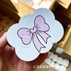 [100 sheets] DIY hairpin card paper handmade color white cloud hair jewelry packaging accessories