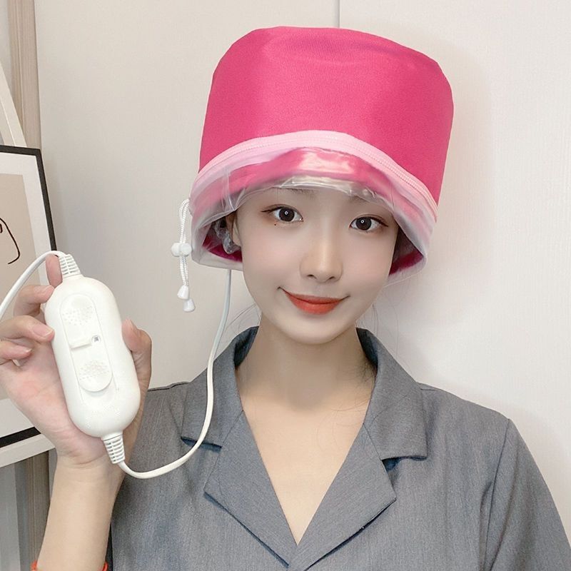 Oxford Cloth Heated Cap Hair Mask Evaporation Cap Electric Heating Hat Steam Oil Cap Hair Dyeing and Hair Care Artifact Waterproof Upgrade