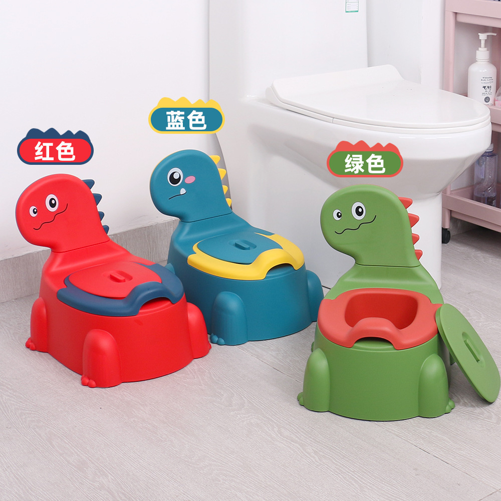 Children's Toilet Household Infant Toilet Boy and Girl Toilet Urinal Kindergarten Cartoon Dinosaur Potty