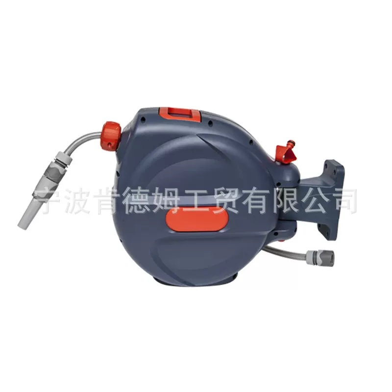 自动伸缩卷管器水鼓绕管器4S店花园浇花洗车水鼓慢回缩自由锁20米