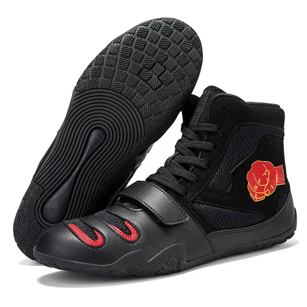 Cross-Border Boxing Shoes for Adults and Children, Indoor Training Shoes for Sanda Fighting, Wrestling Competition Shoes, Non-Slip Lightweight Shoes