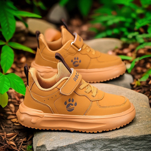 Children's Shoes 6-12 Years Old New Fall Leather Fashion Boys' Sports Shoes for Older Children Outdoor Travel Shoes