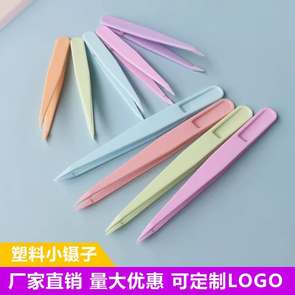 T Diamond Painting Pointed Tweezers 6/8/11cm Tweezers Nail Art Tweezers False Eyelash Tweezers Plastic Tweezers Can Be Customized with Logo