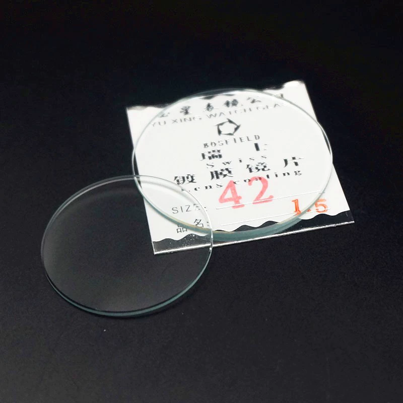 Плоское покрытие толщина зеркала 1.5MM линзы ремешка поверхности стекла часы дверные часы аксессуары 30mm